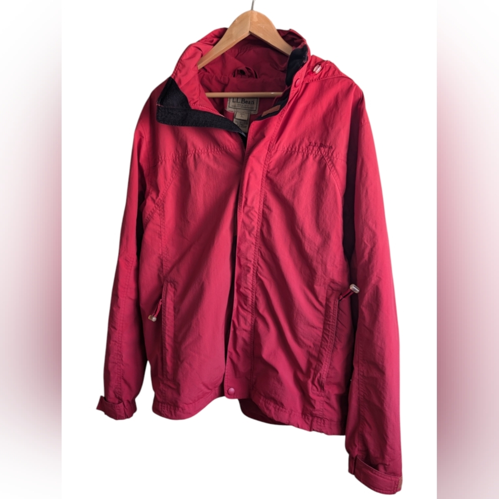 Vintage 90s LL Bean Hooded Nylon Men's Jacket